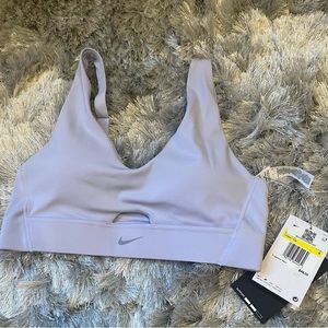 NWT Nike Women's Indy Plunge Cutout Sports Bra Size Small